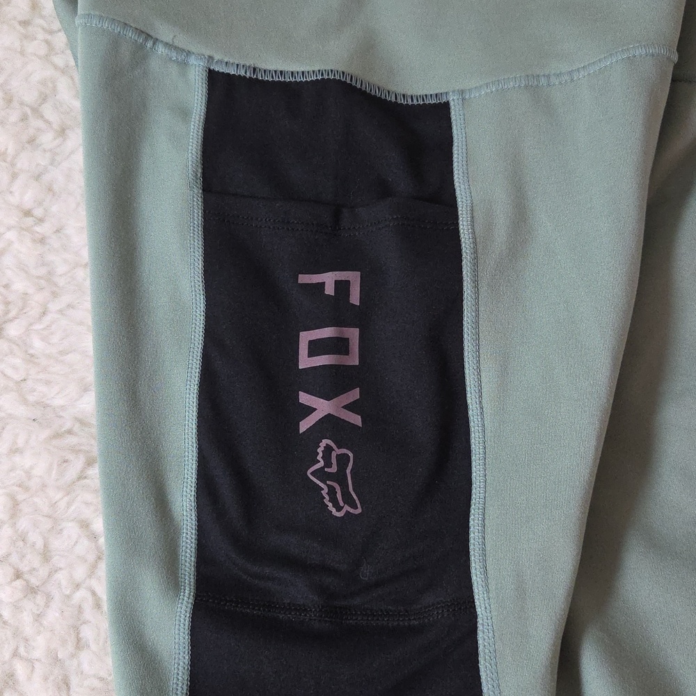 NWT Fox Racing Edison Moto Leggings 27" Sz M Sage - Picture 13 of 16